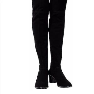 Rag and Bone over the knee suede boots